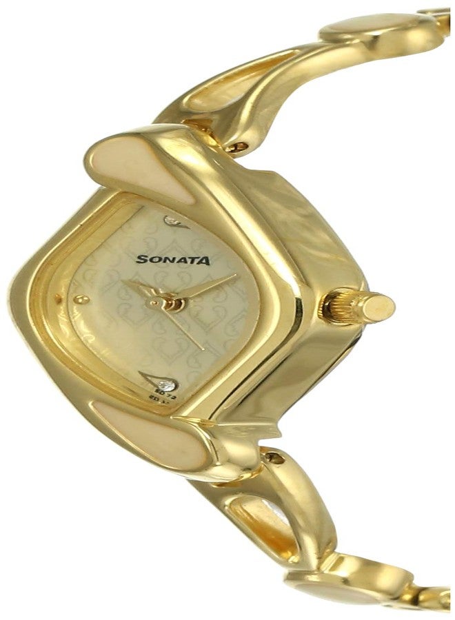 Sonata Sona Sitara Analog White Dial Women's Watch-NL8073YM01/NP8073YM01 - Image 2