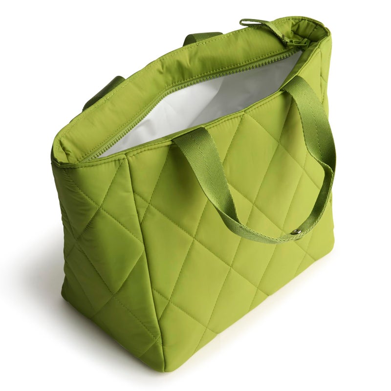 Vera Bradley Women's Featherweight Lunch Tote, Spinach Green, One Size - Image 2