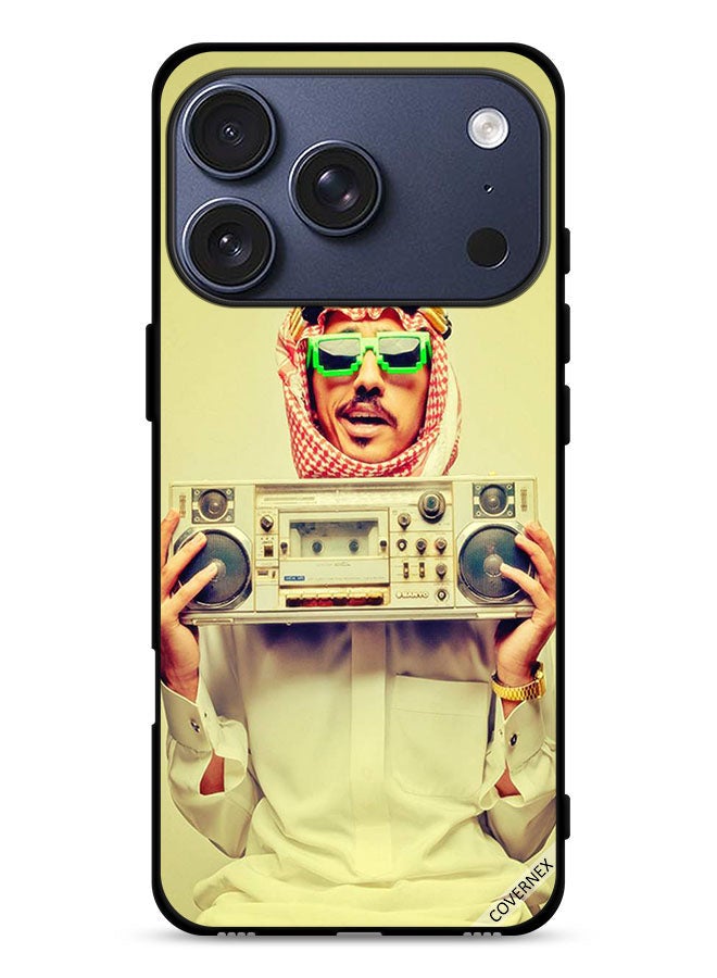 Covernex Apple iPhone 17 Pro Protective Case Cover Holding Vintage Music Device - Image 1