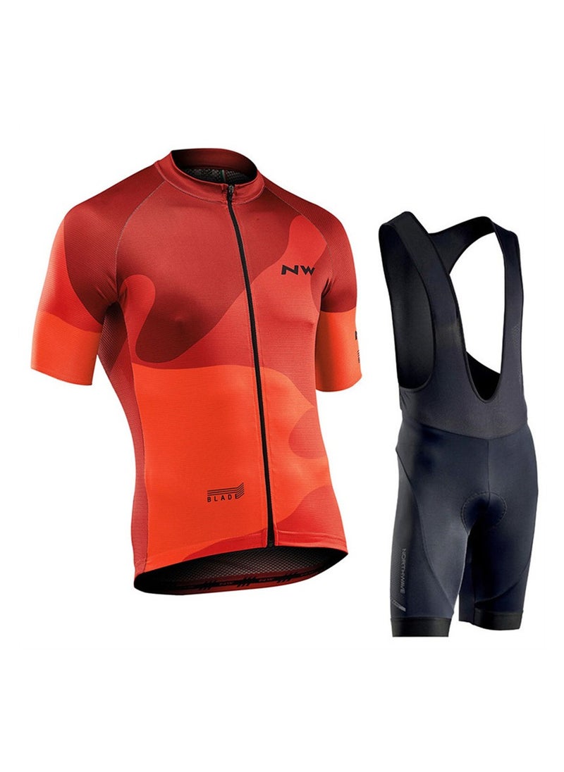 KUYING GR New Summer Outdoor Sunscreen Moisture Absorption Quick Drying Bicycle Women's Cycling Clothing Set  - Image 1
