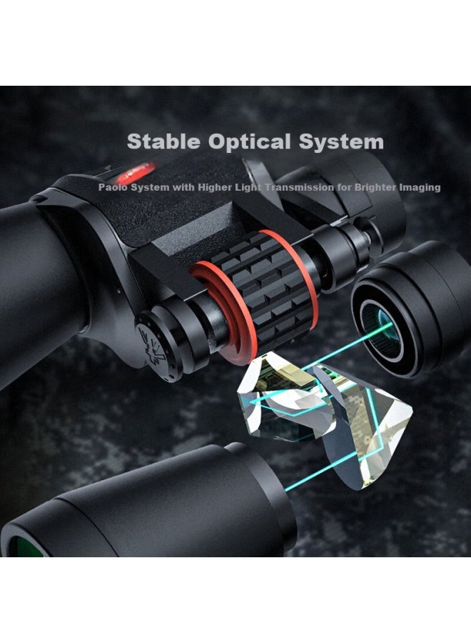 Leaysoo Blade Ii 20x50 High-power Hd Large Eyepiece Wide-angle Low-light Night Vision Professional Binoculars With Smartphone Adapter - Image 5