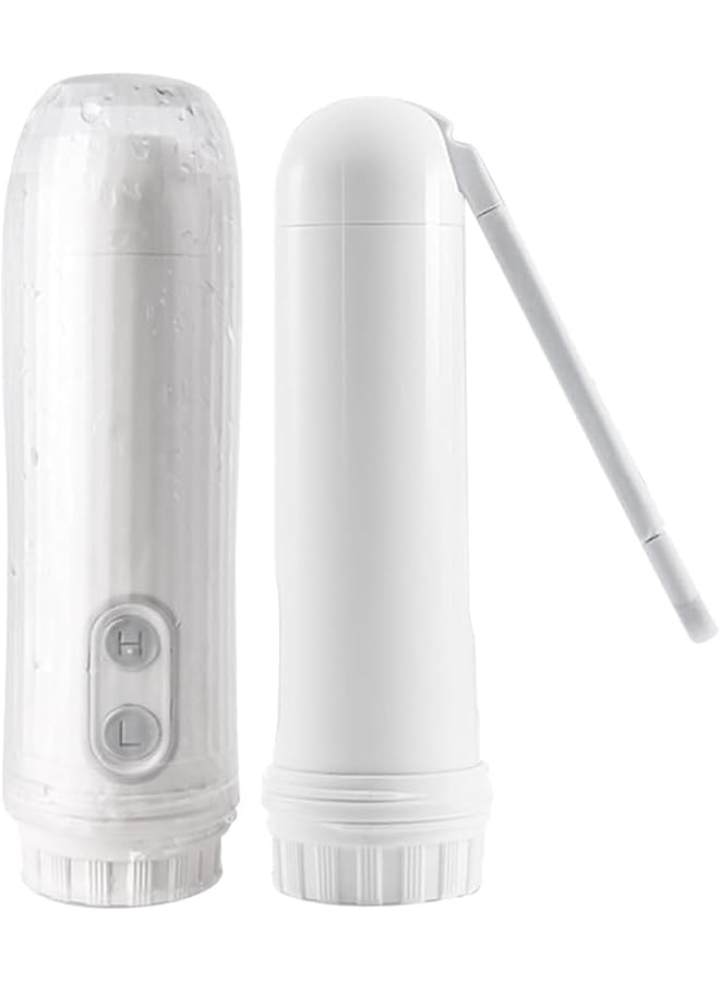 The Bros بيديه محمول يدوي للسفر مع 2 خيارات ضغط، رشاش كهربائي للنظافة الشخصية/العناية بعد الولادة - Image 1