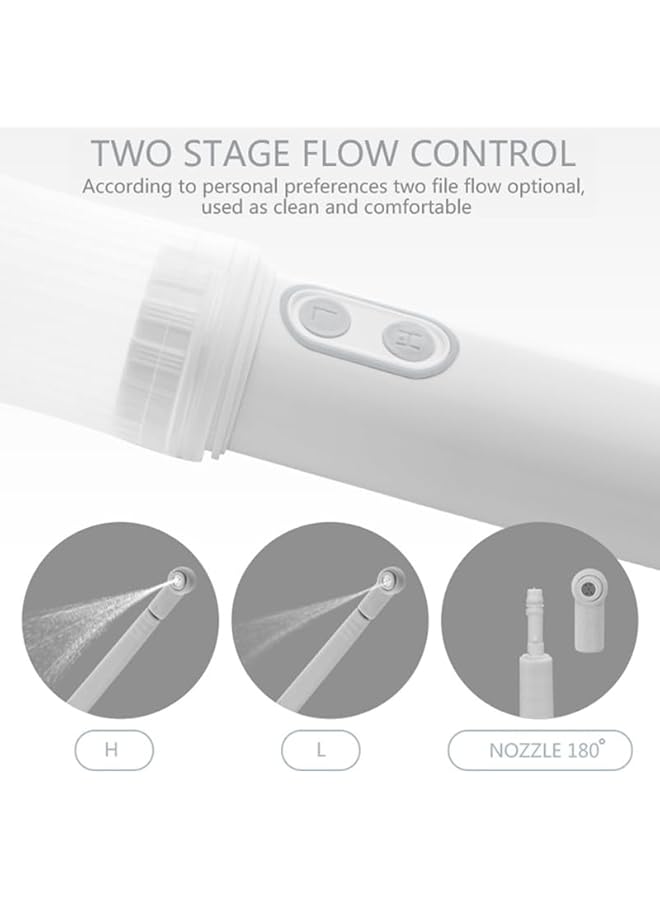 The Bros بيديه محمول يدوي للسفر مع 2 خيارات ضغط، رشاش كهربائي للنظافة الشخصية/العناية بعد الولادة - Image 4