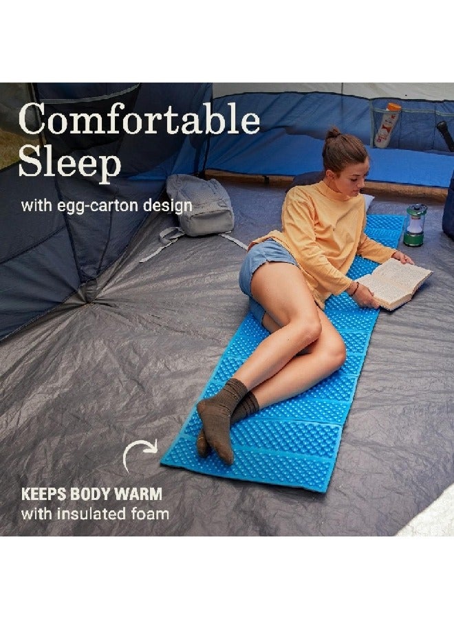 كولمان 2157468 0.6 x 23 x 73 بوصة كولمان ريفر ريست مرتبة للتخييم من الفوم مستطيلة مريحة أزرق - Image 2