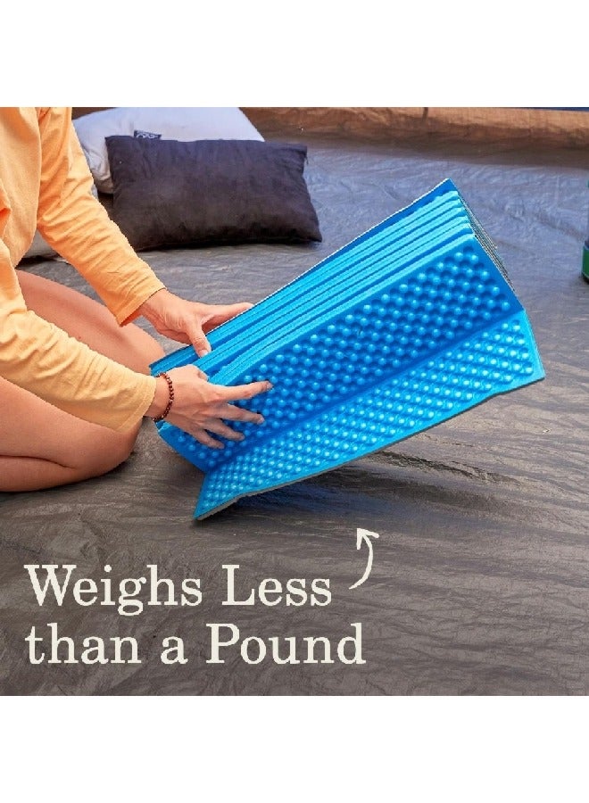 كولمان 2157468 0.6 x 23 x 73 بوصة كولمان ريفر ريست مرتبة للتخييم من الفوم مستطيلة مريحة أزرق - Image 3