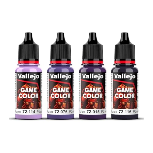 Vallejo - Purple Color Set | Game Color | Contains 4 Bottles x 18 ml (0.60 fl.oz.) - Image 3