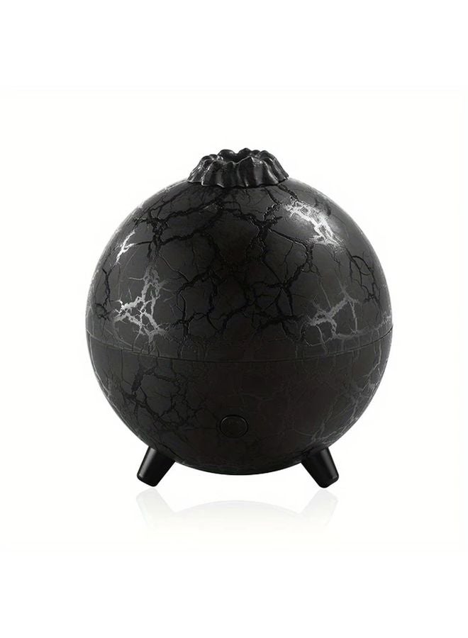 مُرطب جو بظاهرة بركانية بشق أسود ولهب بألوان الطيف السبعة، تأثير انفجار، إيقاف تلقائي، سعة 200 مل - Image 1