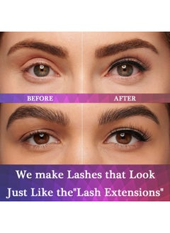 AkesuLash Magnetic Eyelashes10 Pairs 3D Medium Cateye Magnetic Lashes4 Tube Of Magnetic Eyelinerupgrad Long Lastingreusablewith Applicatoreasy To Apply  - Image 4