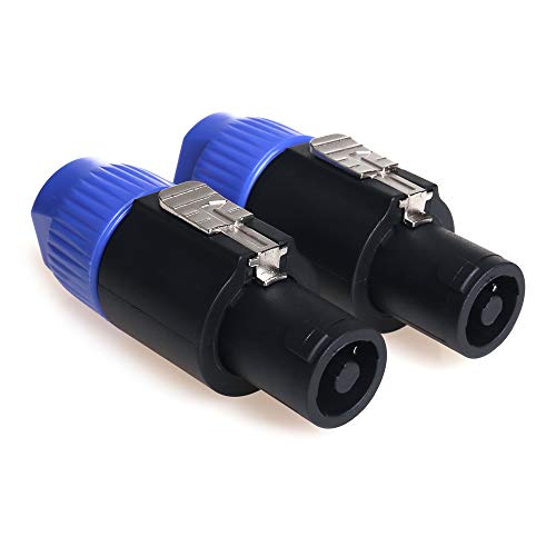 NANYI Speakon to 1/4 Adapter Connector, Upgraded 1/4" Female to NL4FC Male Connectors are for Converting 1/4" Cables to NL4FC Plug for Speaker/Amplifier/Mixer (Speakon to 1/4 Adapter - 2PCS) - Image 3
