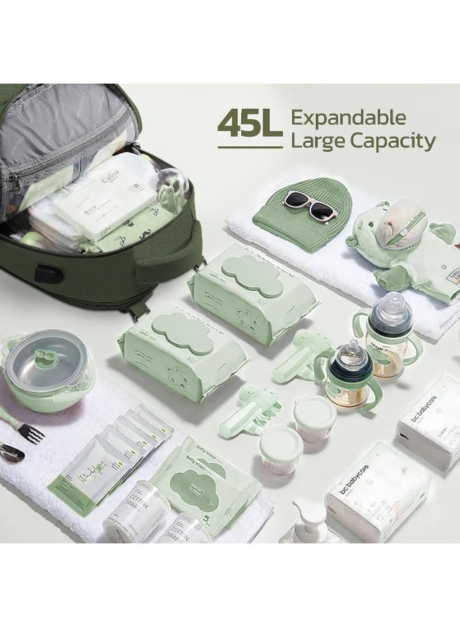 Maelstrom Large Diaper Bag Backpack - Image 4