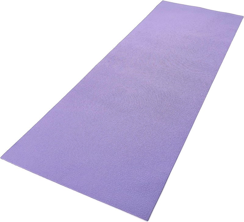 Reebok Double Sided 6 Mm Yoga Mat – Purple/Grey – Reversible Non-Slip Mat For Yoga And Pilates - Image 3