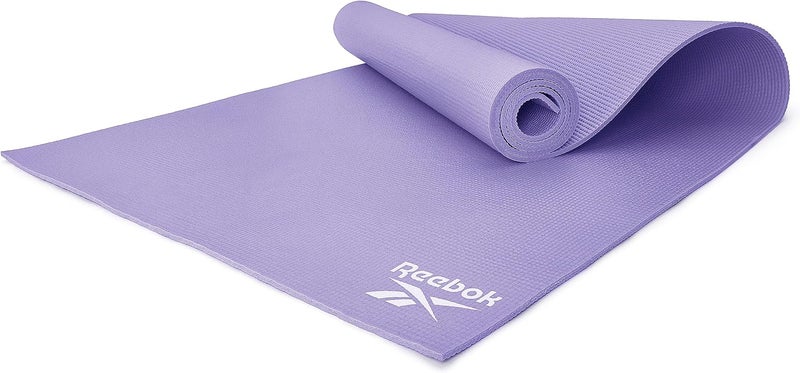 Reebok Double Sided 6 Mm Yoga Mat – Purple/Grey – Reversible Non-Slip Mat For Yoga And Pilates - Image 4