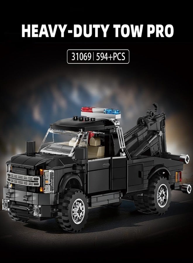 DUANT Rescue Vehicle Building Blocks Set, 594 Pieces Off Road Truck Model, Collectible Construction Kit - Creative Assembly Gift for Adult and Hobbyist - Image 2