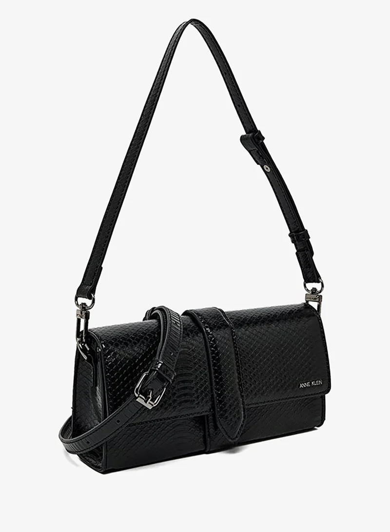 Anne Klein  Anne Klein Croc Textured Flap Shoulder Bag for Women | Best Price UAE