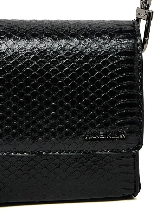 Anne Klein  Croc Textured Flap Shoulder Bag for Women | Best Price UAE