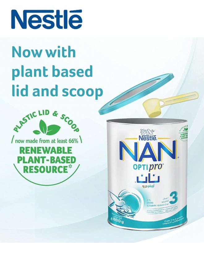 Nestle NAN 3 Optipro Growing-Up Formula, 800g  - Image 4