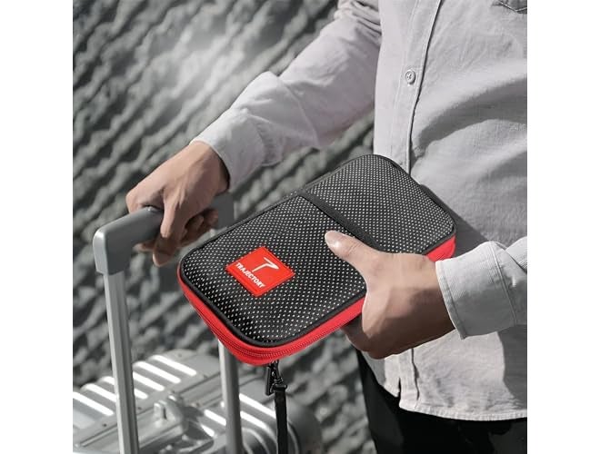 Trajectory Travel Passport and Card Holder and Wallet Organiser Case for Daily Use and International Trip for Men and Women in Black (As seen on Shark Tank) (Napolean Black) - Image 4