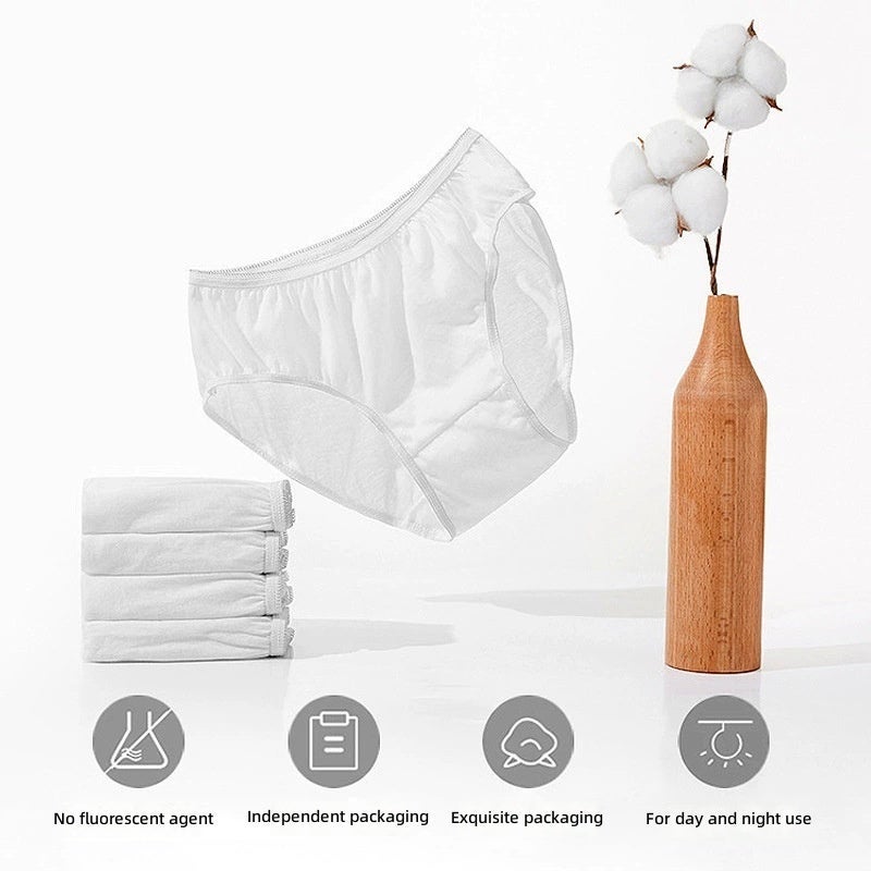 KIMHOME Pack of 10 Disposable Underwear for Women – Breathable, Skin-Safe & Convenient - Image 2