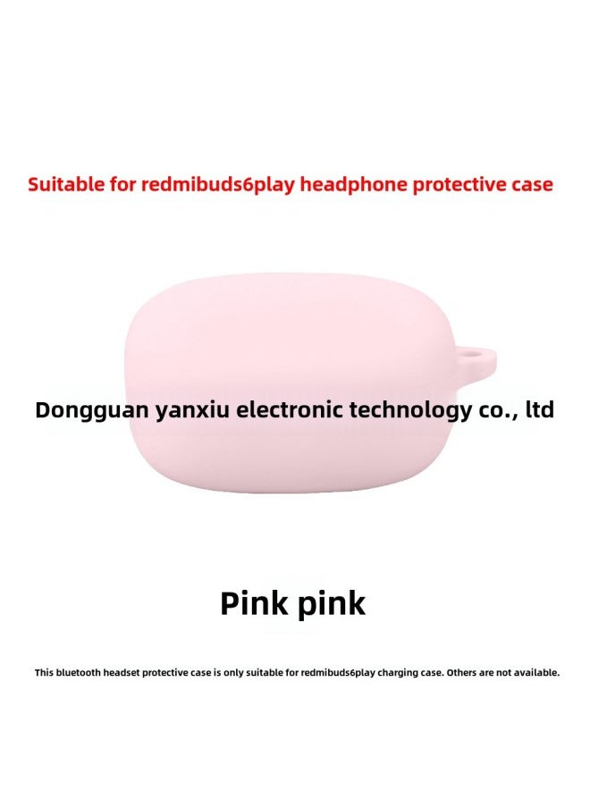 Generic - For Redmi Redmi Buds 6 Play Earphone Case Bluetooth Headset Protective Cover Xiaomi Charging Empty Box-Color:Pink Nude Outfit-Model:Buds 6 Play - Image 1
