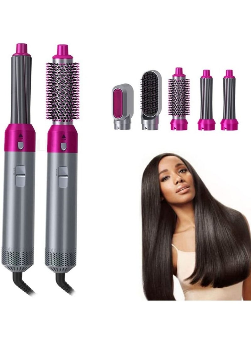 ELTRAZONE Hair Dryer Brush 5 In 1 Hair Blower Brush Hot Air Styler Comb One Step Hairdryer Electric Blowing Hair Dryer Auto Curling Iron - Image 1