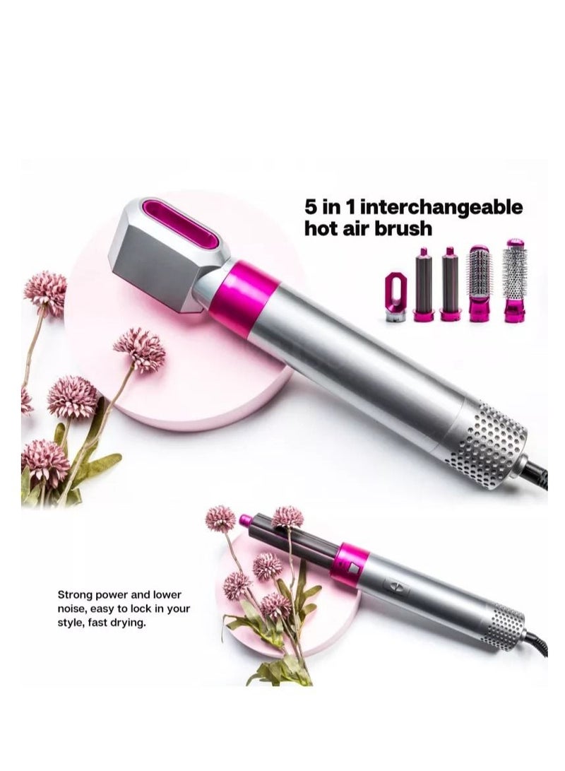 ELTRAZONE Hair Dryer Brush 5 In 1 Hair Blower Brush Hot Air Styler Comb One Step Hairdryer Electric Blowing Hair Dryer Auto Curling Iron - Image 2