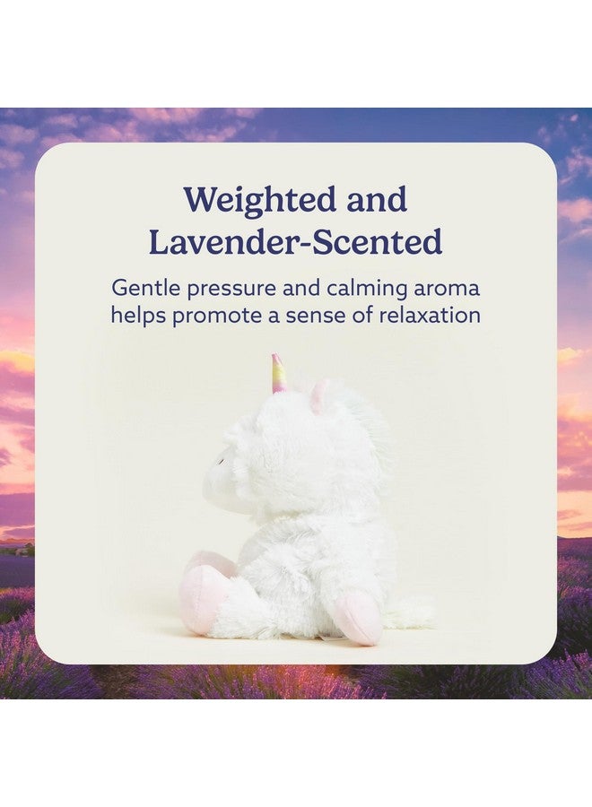 warmies Junior Microwavable & Weighted Stuffed Animals, White Unicorn - Heated Stuffed Animal Plushie for Warmth & Comfort - Cute Soft Plush Toys for Adults & Children (Boys, Girls, Babies & Toddlers) - Image 3