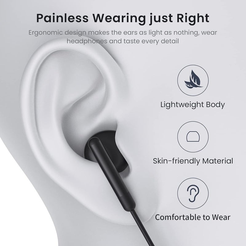 BENEWY سماعات USB C لجهاز iPhone 17 16 15 Pro Max Plus iPad Pro سماعات USB C مع ميكروفون تحكم في الصوت سماعات سلكية USB Type C لجهاز Google Pixel 8 Samsung S25 S24 S23 S22 S21 S20 A55 - Image 3
