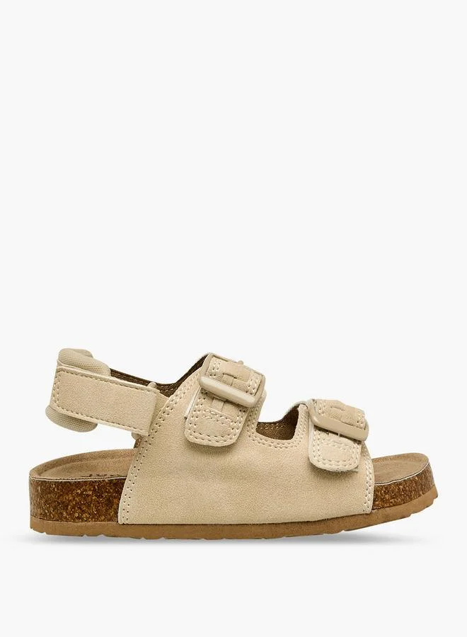 JUNIORS Boys Buckle Detail Hook & Loop Sandals