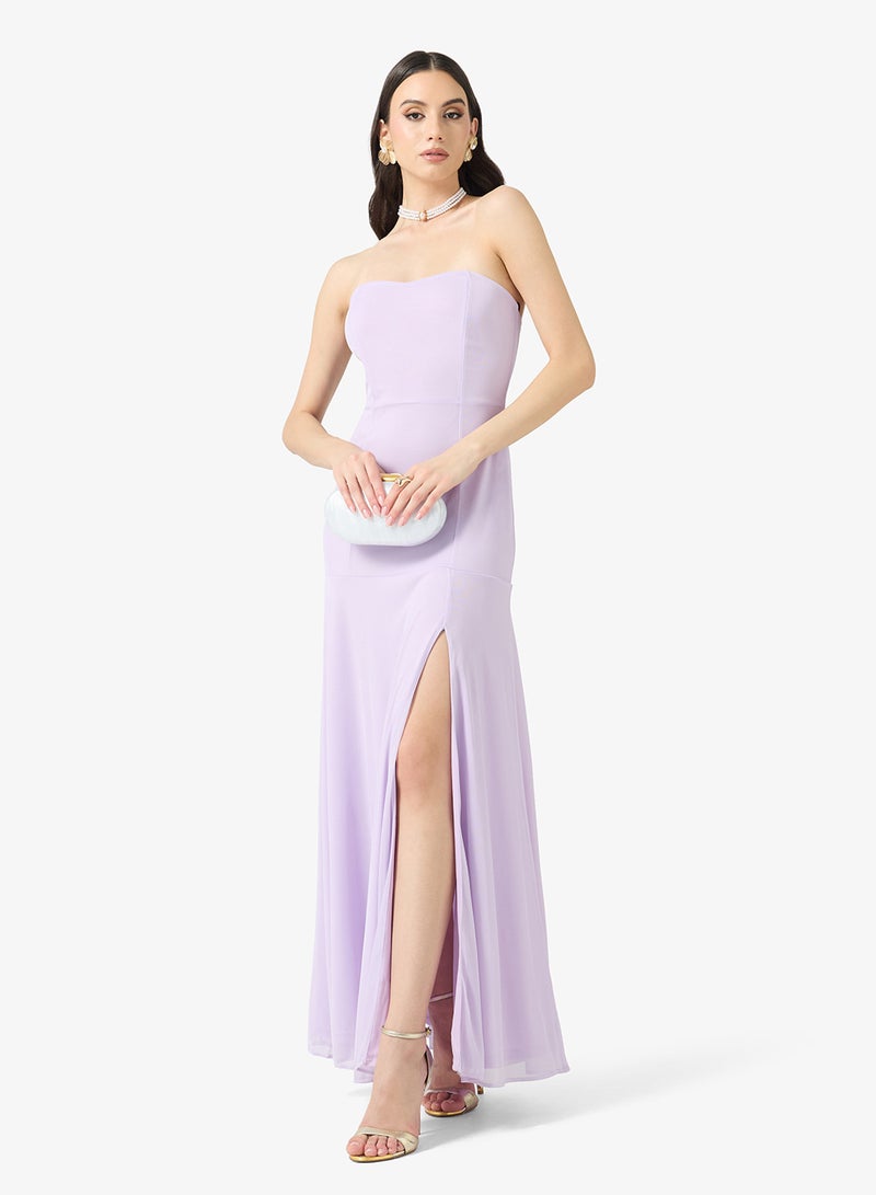 تي اف ان سي فستان ماكسي بخصر منسدل وياقة هالتر - Image 4