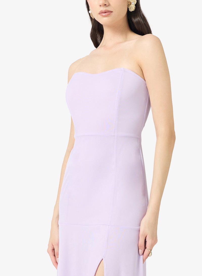 تي اف ان سي فستان ماكسي بخصر منسدل وياقة هالتر - Image 3