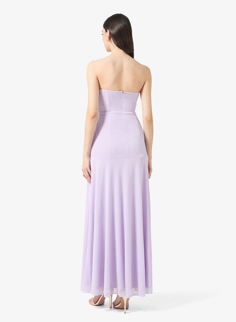 TFNC Halter Drop Waist Maxi Dress - Image 3