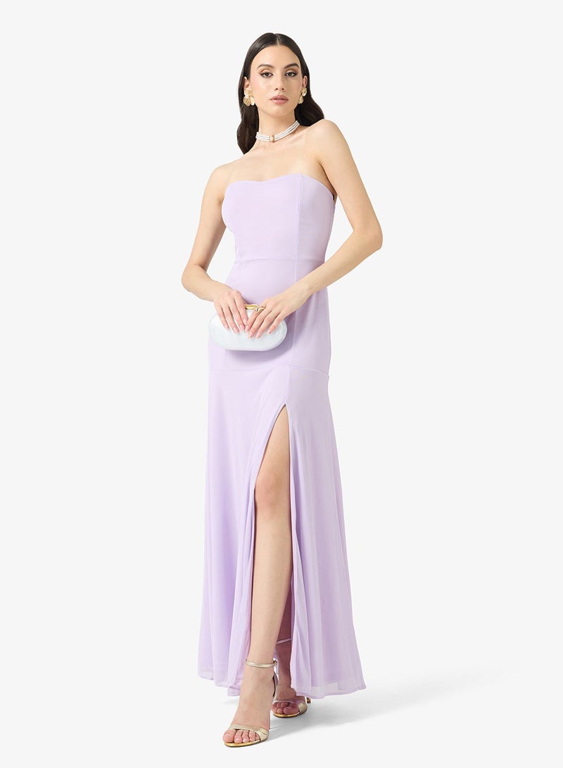 TFNC Halter Drop Waist Maxi Dress - Image 5