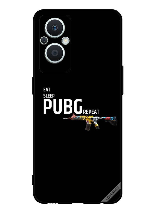 Covernex Protective Case Cover For Oppo Reno 7 Lite Eat Sleep Pubg Repeat - Image 1