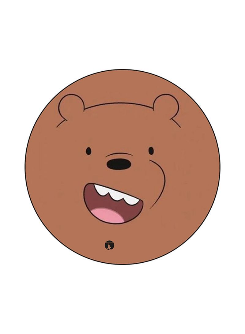 RKN We Bare Bears Printed Mouse Pad Brown