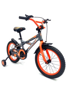 RALLY BICYCLE RALLY BICYCLE, Kids bike, 16-JK-2323, for 4-7 Years old with training wheels, Bell, Chain cover  - Image 3