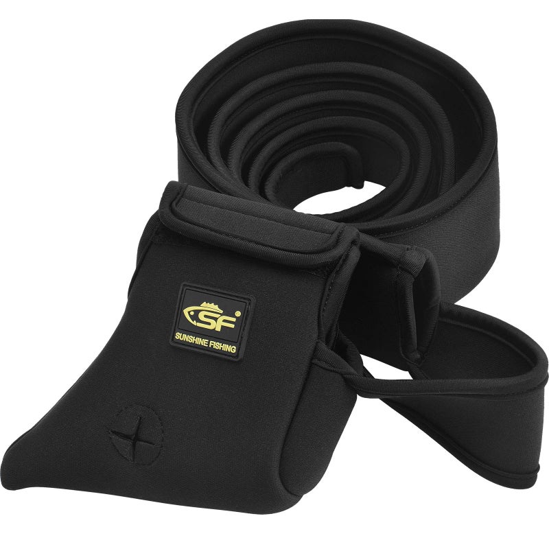 SF Fishing Rod Sleeve Cover Rod Socks Black Better Cover Spinning Reel Cover Protector 773 Rod and Up to 3000 Reel Combo Tools for Spinning Sea Fishing Rod - Image 2