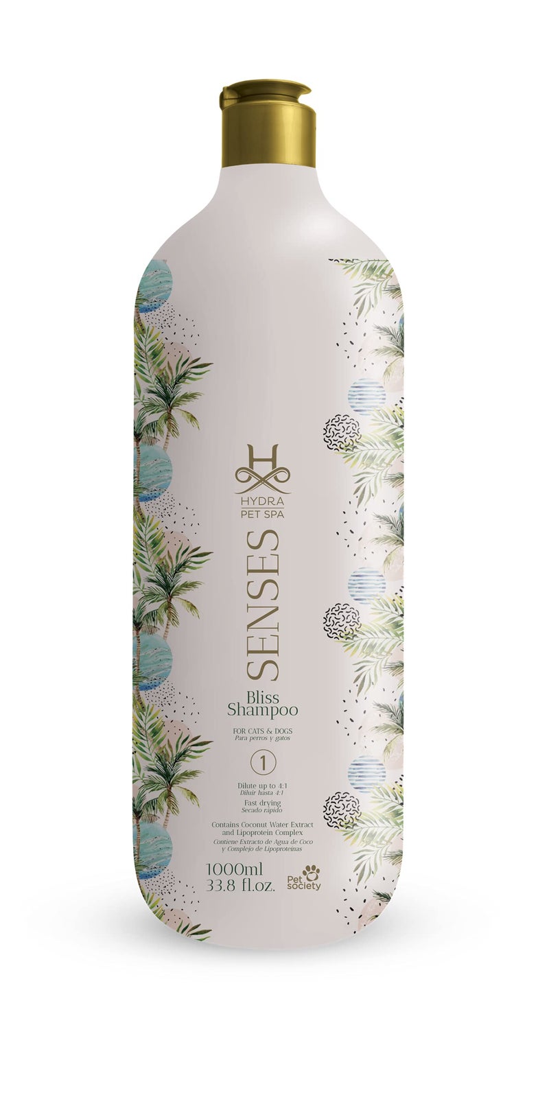 hydra حزمة هيدرا بيت سبا سينسز بليس، مجموعة مكونة من 5 قطع، أفضل المنتجات لأصدقائك الفرويين | مثالية للصيانة أو كعلاج إضافي | تشمل: 1 شامبو، بلسم، معزز، وأكثر من ذلك بكثير - Image 2