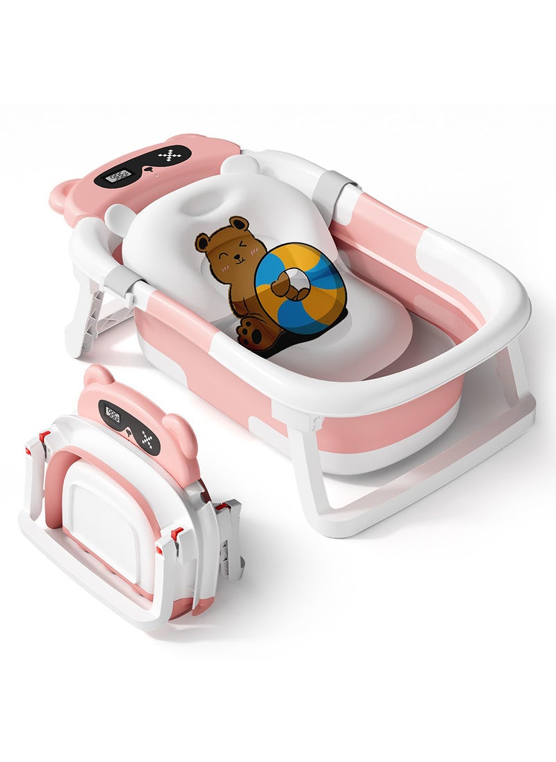 Baby Portable Foldable Bathtub For Newborn to Toddler With Soft Cushion Water Plug And Anti Slip Support Legs No-Slip Hanging And Detachable Bathtub - pzsku/Z8FB003BBC3B545B7D1DAZ/45/_/1715939484/ef705866-0fe7-4900-bdb2-a869049f8a31