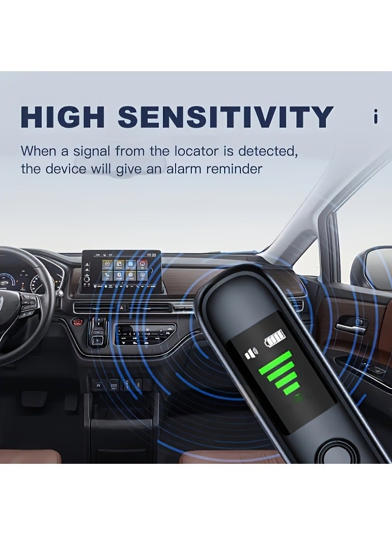 Boyi Hidden-Camera-Detectors, Anti-Spy Camera Detector Bug Detector GPS RF Signal Scanner Listening Devices Finder Wireless for Travel,Car, Bathroom,Office, Hotel, Airbnb (Black)  - Image 3