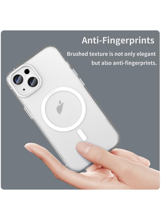 S-TOP Case For iPhone 16 Plus MagSafe Frosted Translucent TPU + PC Full Coverage Phone Case - Image 4