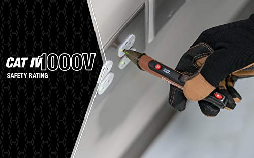 Southwire جهاز كشف الجهد من ساوث واير 40136N بنمط القلم مع مصباح يدوي؛ 50-600 فولت AC برو - Image 4