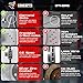R1 Concepts Rear Brake Kit Fits 20112014 Lexus CT200h 20092010 Pontiac Vibe 20092011 Toyota Corolla Ceramic Brake Pads and Drilled Slotted Brake Rotors 102 Rear Rotor - Image 3