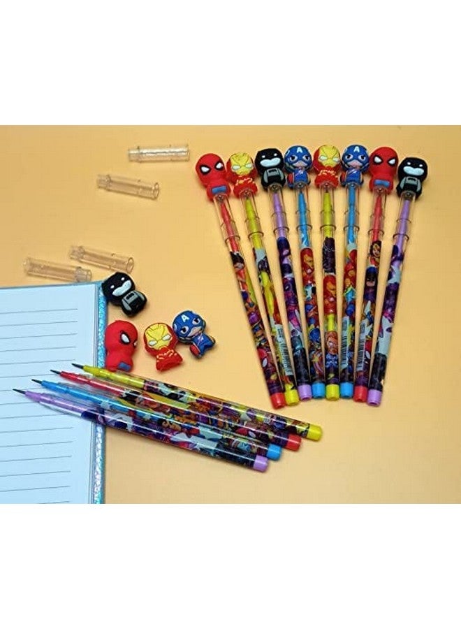 Tera13 Birthday Return Gifts Pencil Set for Boys(12 Pcs) Pencil for Kids,Stack Pencil,Writing&Drawing Pencil for School, Stationary Items,Pencil for Boys&Kids - Image 4
