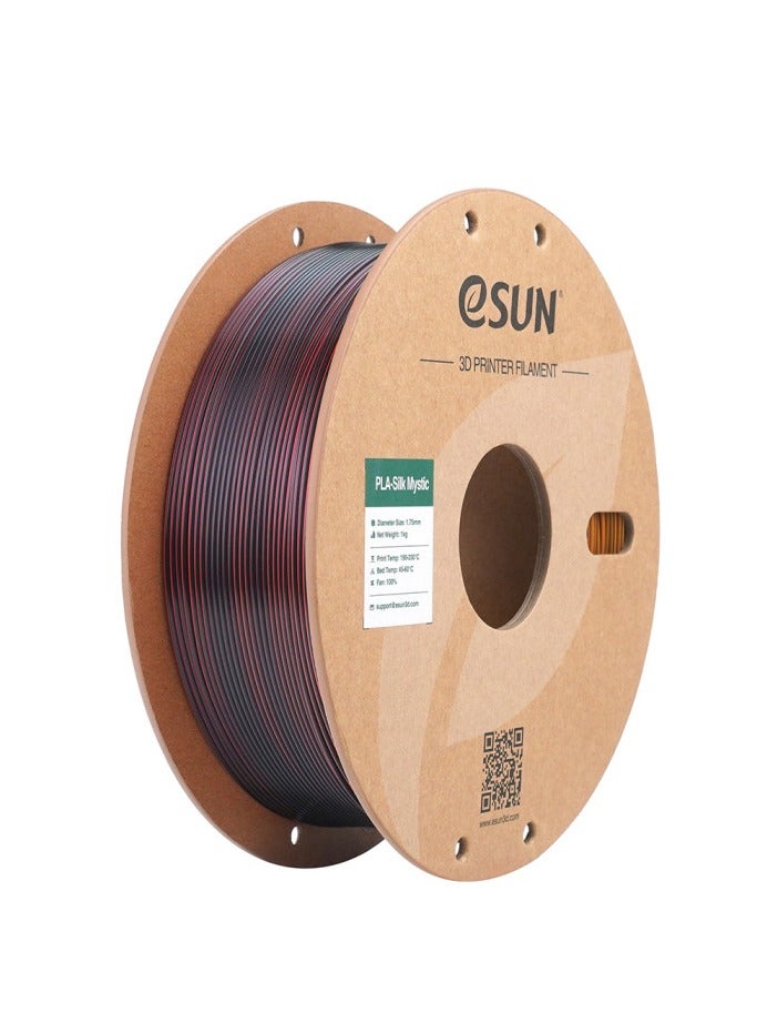 إي صن eSUN ePLA-Silk Mystic Black Red Gold 1.75 مم، 1 كجم