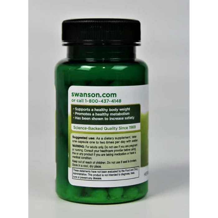 Swanson Garcinia Cambogia 5:1 Extract 80 Milligrams 60 Capsules - Image 5