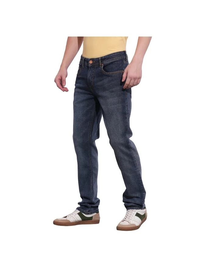 بيينغ هيومان Mens Mid Tone Slim Fit Denims