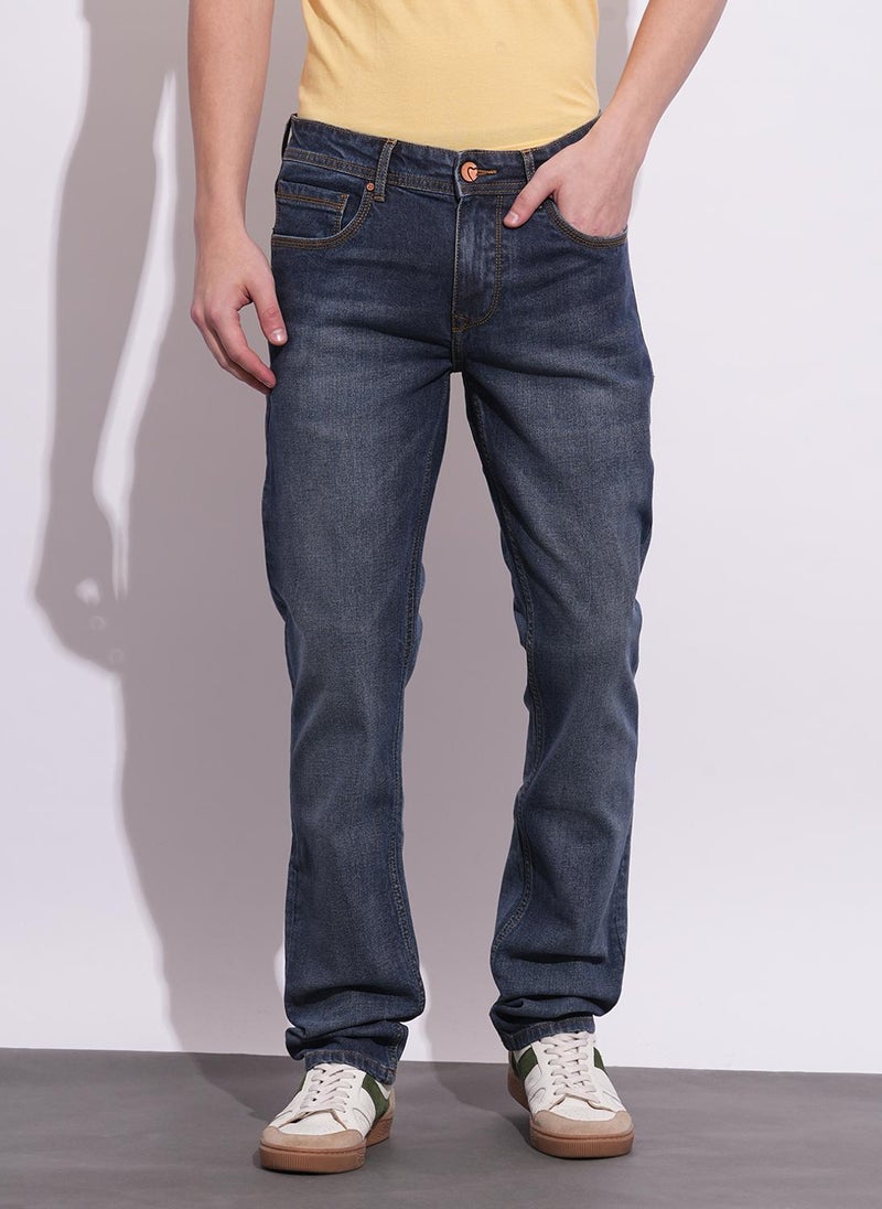 Being Human Men Classic Light Fade Stretchable Jeans - Image 2