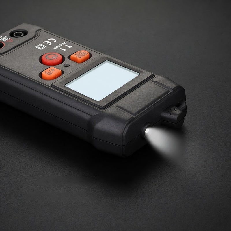 مقياس رقمي محمول T1 مقياس فولتميتر مع ضوء خلفي LCD محمول ذكي متعدد الوظائف لفحص الجهد - Image 3