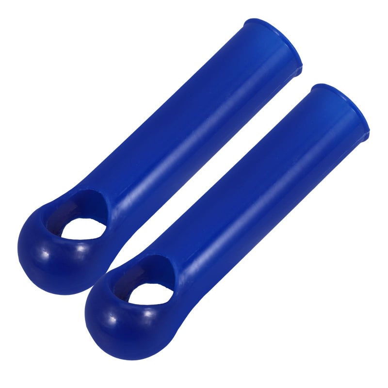 2pcs 19mm Dark Blue Broom Handle Replacement Grip Sleeve End Cap For Floor Cleaning - Image 2