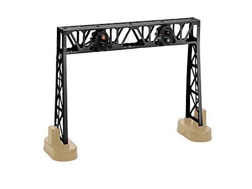 Lionel Double Signal O Gauge Model Train Bridge with Changing Lights - Image 2